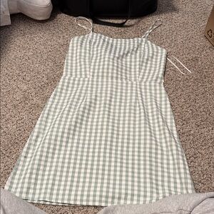 Tilly’s Mint and White Checkered Dress